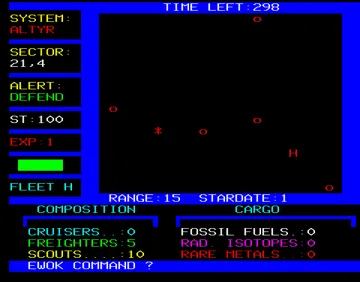 Starfleet Encounter (1984)(Micro Power)[STAR] screen shot game playing